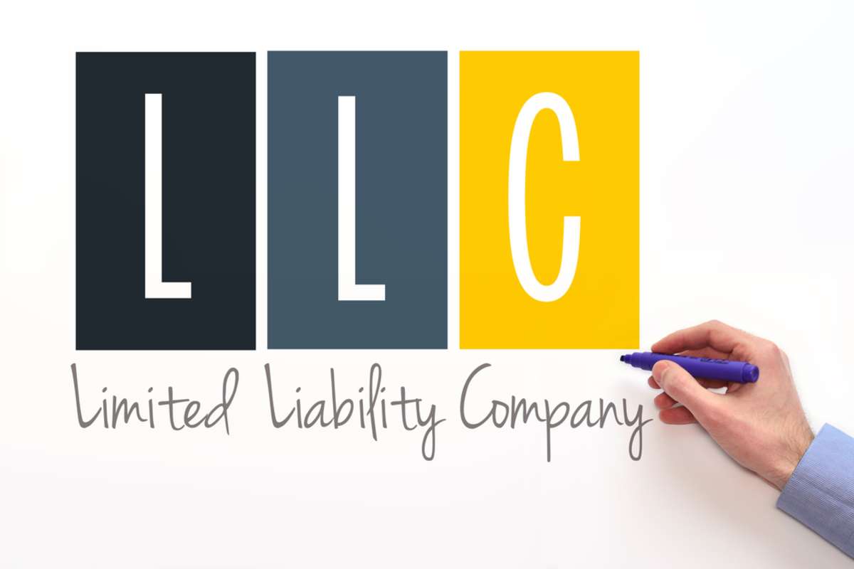 LLC. Limited liability company sign